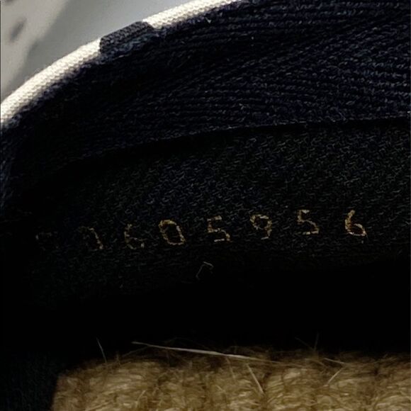 Saint Laurent Signature logo Polka Dot Espadrilles size 39.5 - Picture 7 of 12